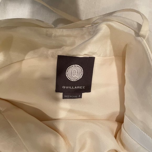 BHLDN Wedding Dress Size 4 Ivory Eyelet - Picture 4 of 12